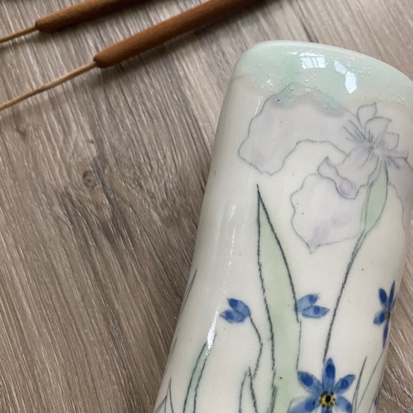 Vintage Hand Painted Vase - Picture 2 of 2